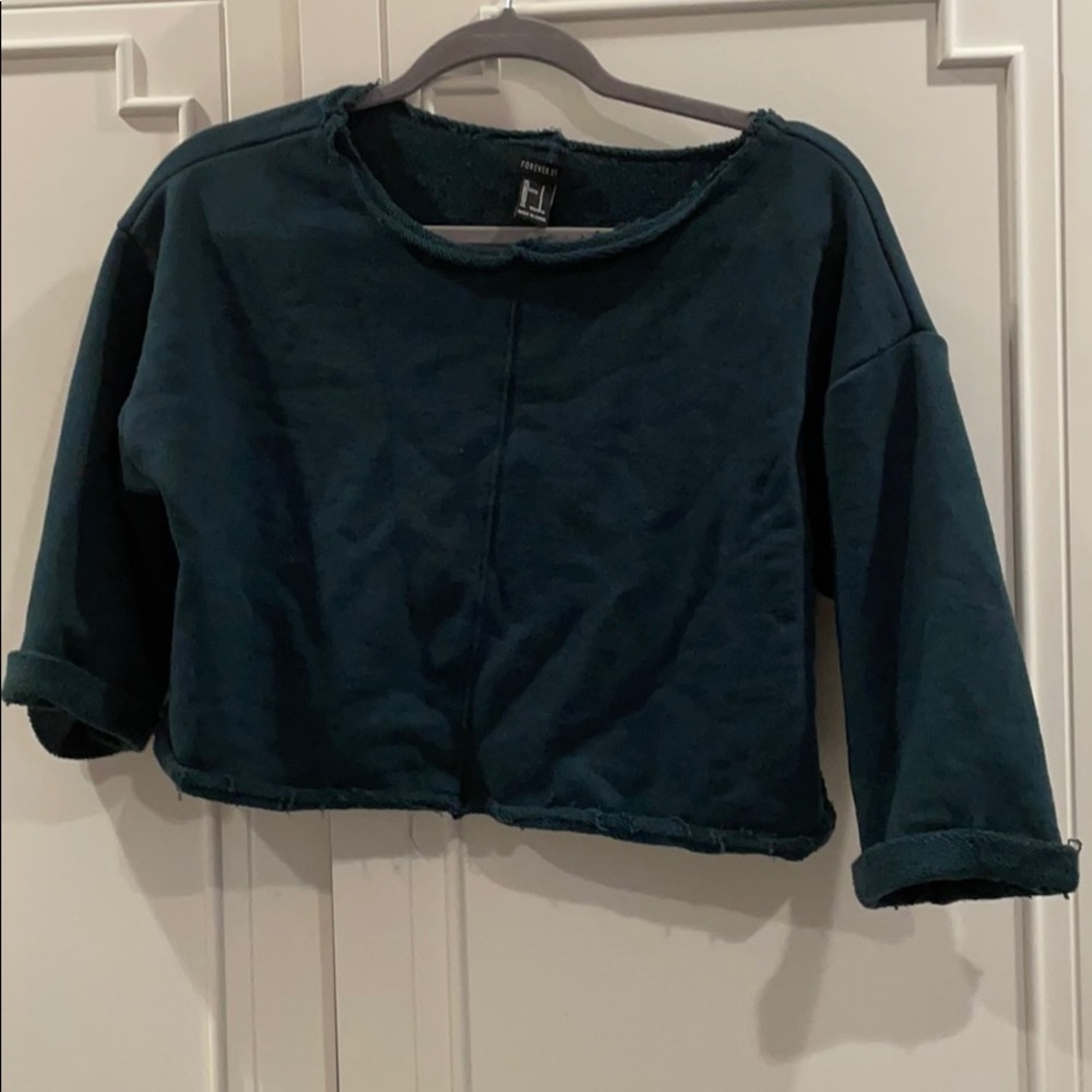 Cropped sweatshirt